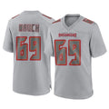 Kdoa TB.Buccaneers #69 Cody Mauch Player Gray Atmosphere Fashion Home Game Stitched Jerseys