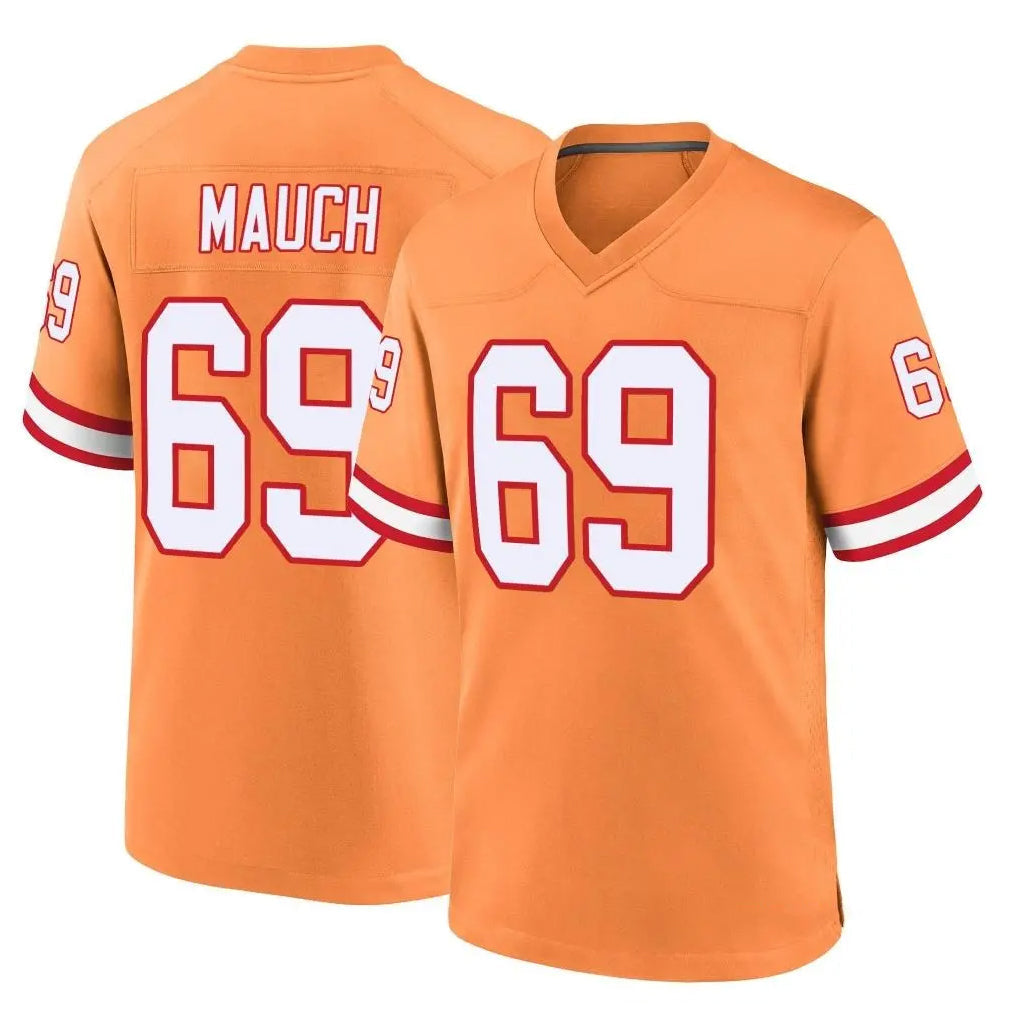 Kdoa TB.Buccaneers #69 Cody Mauch Player Orange Throwback Home Game Stitched Jerseys