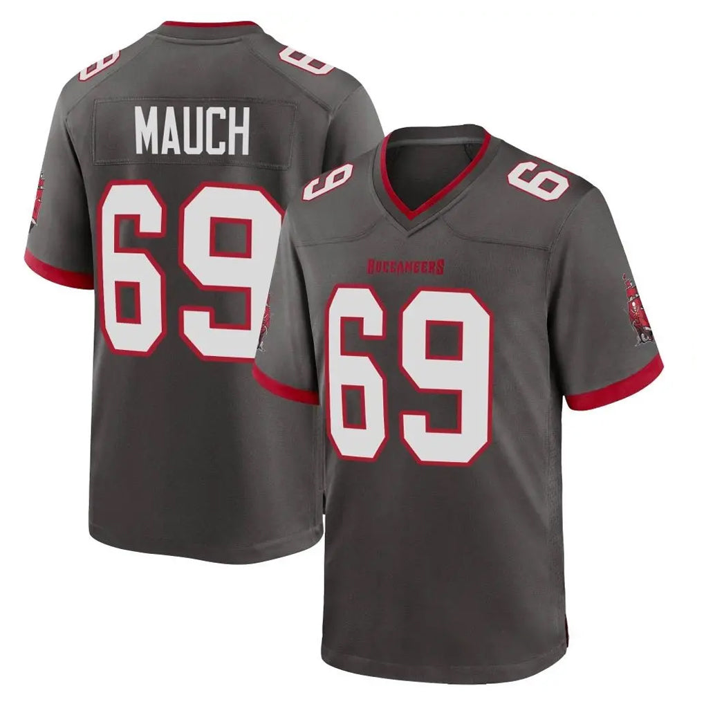 Kdoa TB.Buccaneers #69 Cody Mauch Player Pewter Alternate Home Game Stitched Jerseys