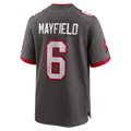 Kdoa TB.Buccaneers #6 Baker Mayfield Pewter Alternate Game Player Stitched Jerseys