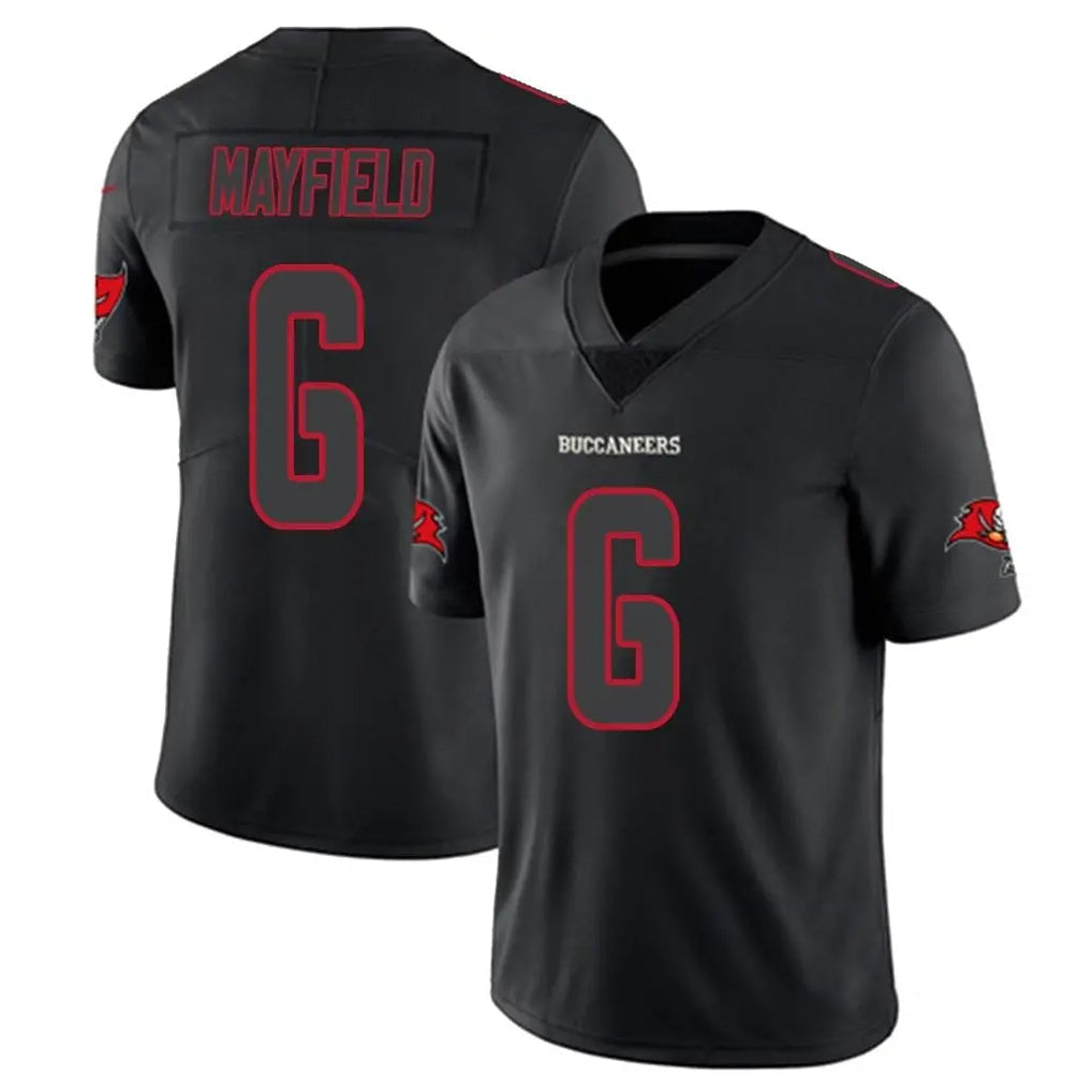 Kdoa TB.Buccaneers #6 Baker Mayfield Player Black Impact Limited Home Game Stitched Jerseys