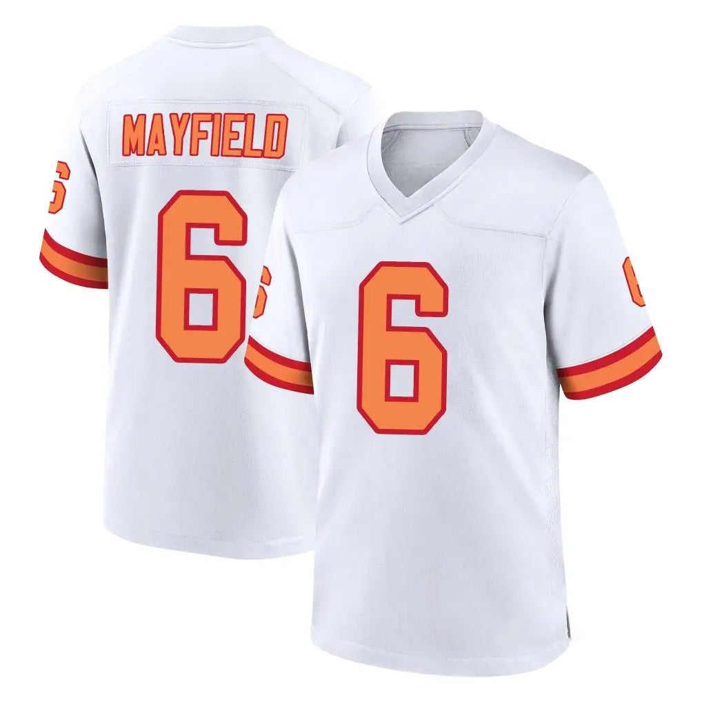 Kdoa TB.Buccaneers #6 Baker Mayfield Player White '76 Home Game Stitched Jerseys