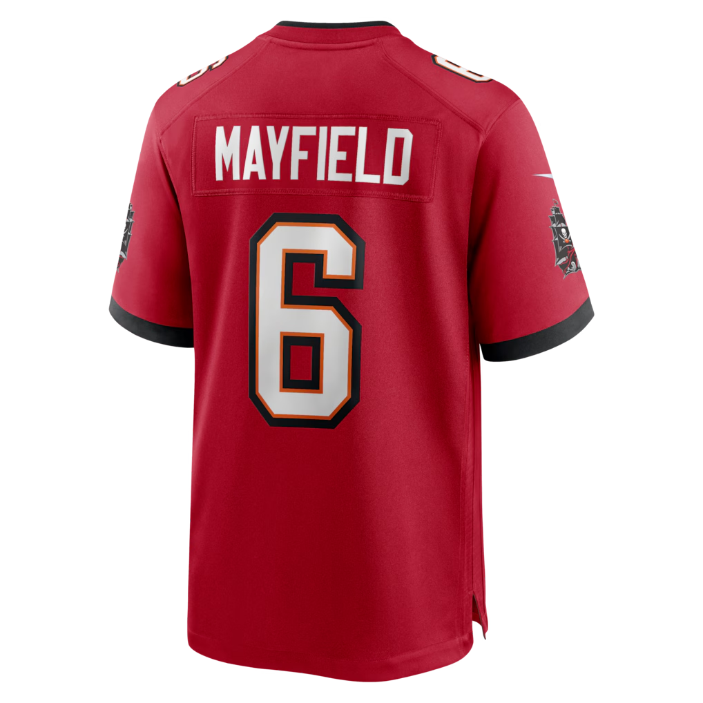 Kdoa TB.Buccaneers #6 Baker Mayfield Red Team Game Stitched Jerseys