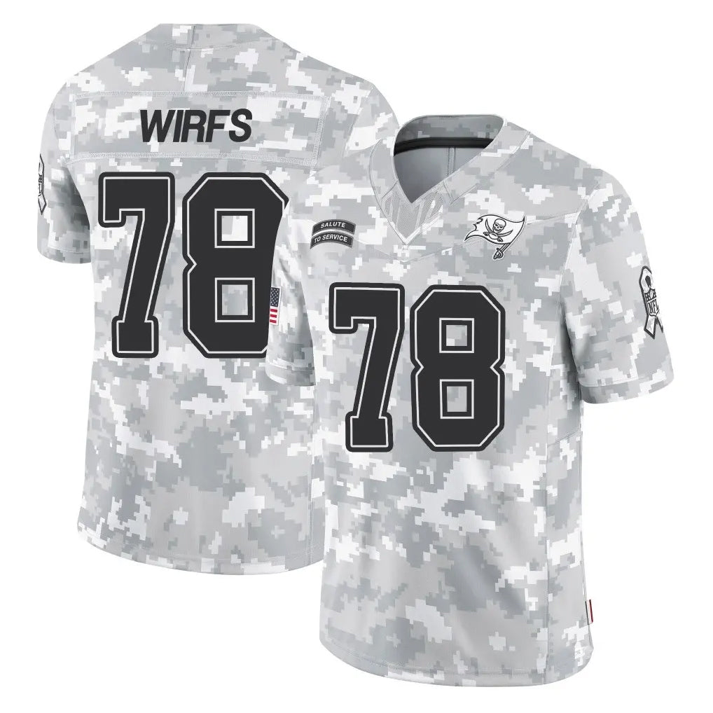 Kdoa TB.Buccaneers #78 Tristan Wirfs Player Arctic Camo Limited Salute To Service Home Game Stitched Jerseys
