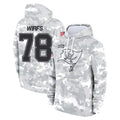 Kdoa TB.Buccaneers #78 Tristan Wirfs Player Arctic Camo Limited Salute to Service Pullover Hoodies Game Stitched Jerseys