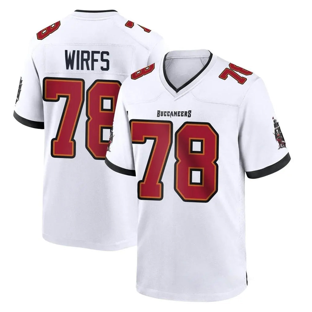Kdoa TB.Buccaneers #78 Tristan Wirfs Player White Home Game Stitched Jerseys