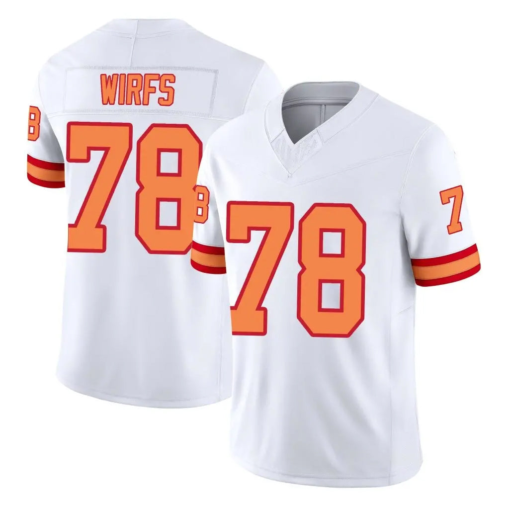Kdoa TB.Buccaneers #78 Tristan Wirfs Player White Limited '76 Vapor F.U.S.E. Home Game Stitched Jerseys