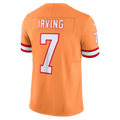 Kdoa TB.Buccaneers #7 Bucky Irving Orange Alternate 2 Throwback Vapor F.U.S.E. Limited Stitched Jerseys