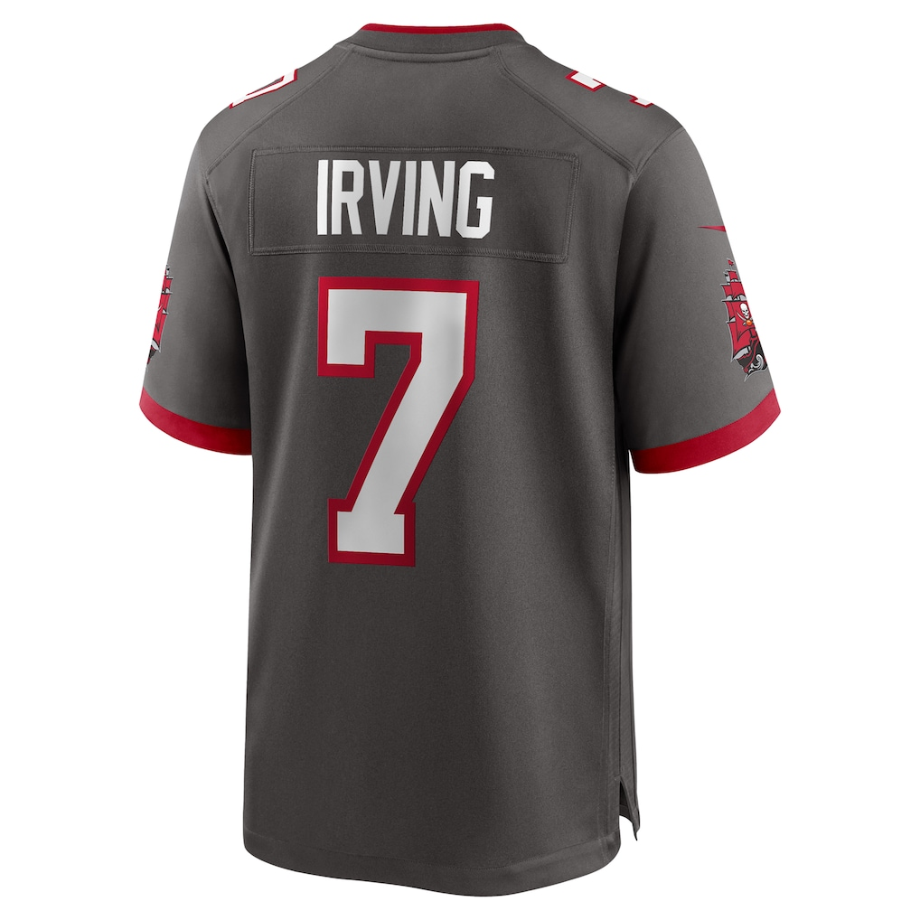 Kdoa TB.Buccaneers #7 Bucky Irving Pewter Alternate Game Stitched Jerseys