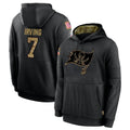 Kdoa TB.Buccaneers #7 Bucky Irving Player Black Salute to Service Hoodies Stitched Jerseys