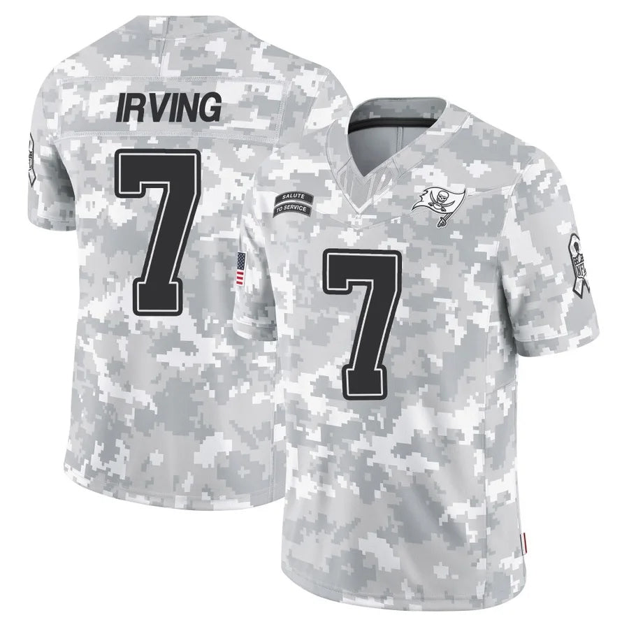 Kdoa TB.Buccaneers #7 Bucky Irving Player Limited Arctic Camo Stitched Jerseys