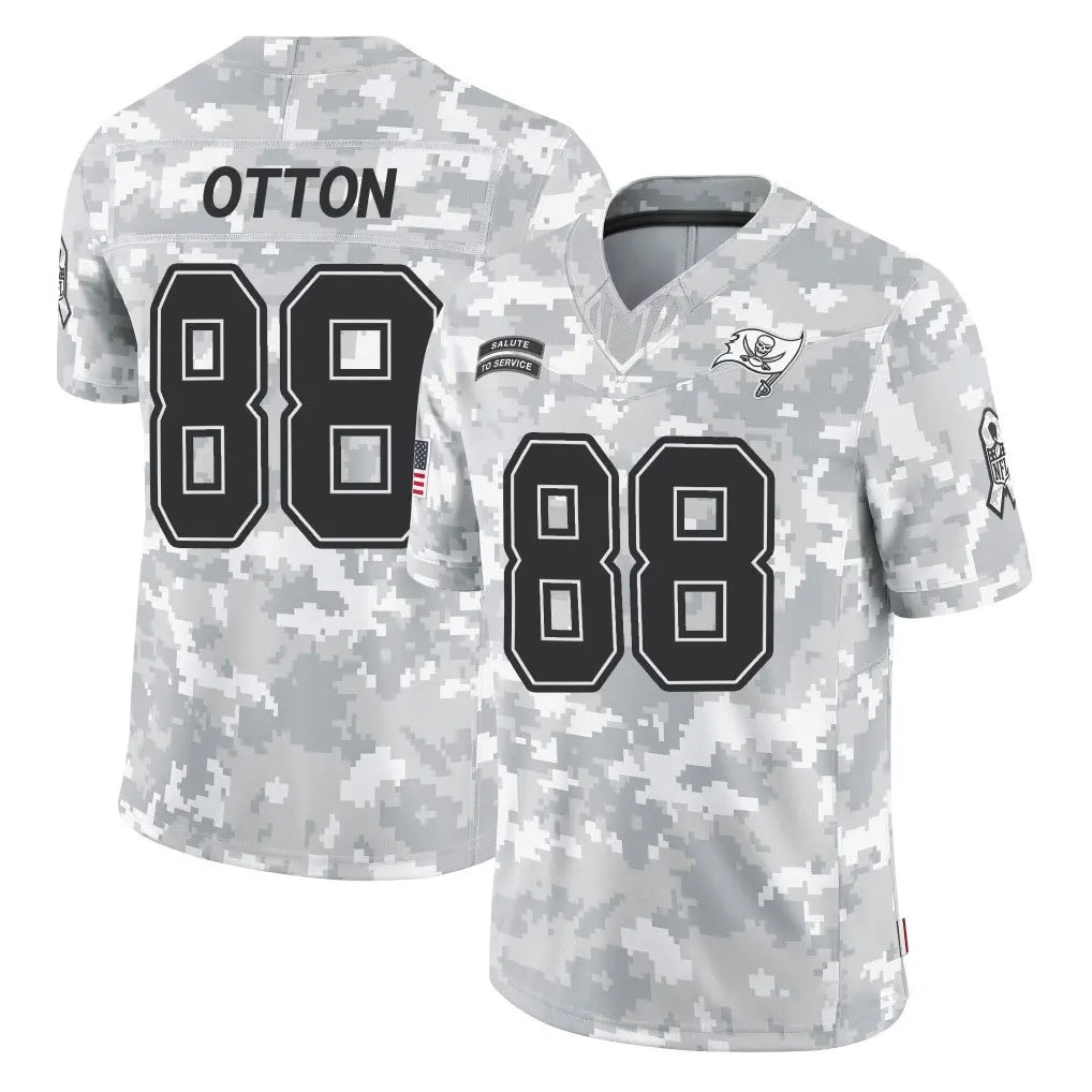 Kdoa TB.Buccaneers #88 Cade Otton Player Arctic Camo Limited Salute To Service Home Game Stitched Jerseys