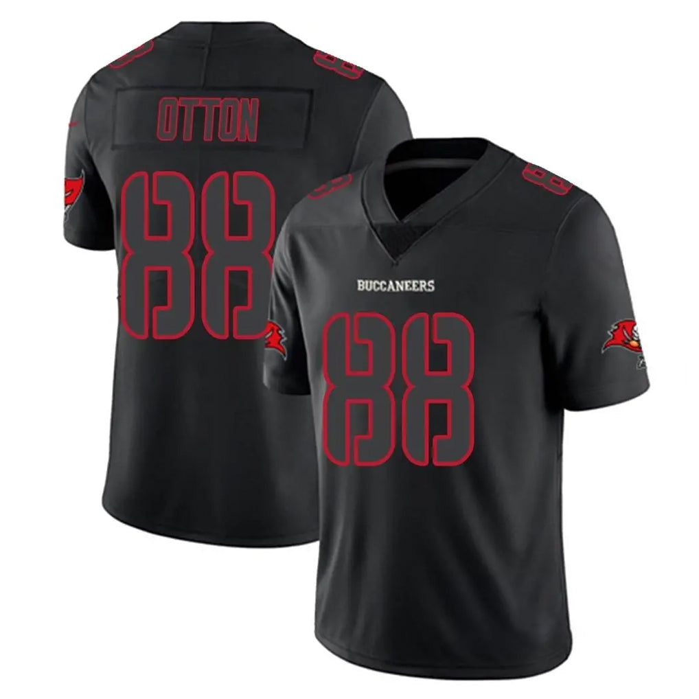 Kdoa TB.Buccaneers #88 Cade Otton Player Black Impact Limited Home Game Stitched Jerseys