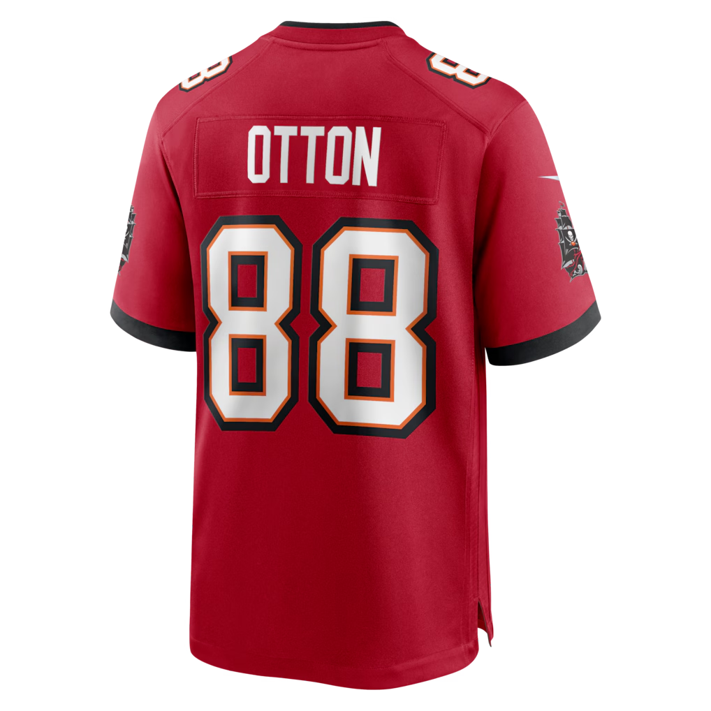 Kdoa TB.Buccaneers #88 Cade Otton Red Game Player Stitched Jerseys