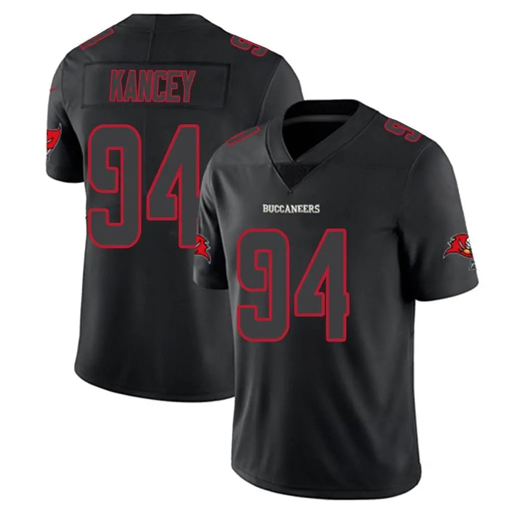 Kdoa TB.Buccaneers #94 Calijah Kancey Player Black Impact Limited Home Game Stitched Jerseys