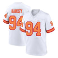 Kdoa TB.Buccaneers #94 Calijah Kancey Player White '76 Home Game Stitched Jerseys