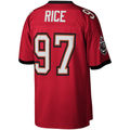 Kdoa TB.Buccaneers #97 Simeon Rice Mitchell & Ness Red Legacy Replica Stitched Puhic Jersey