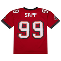 Kdoa TB.Buccaneers #99 Warren Sapp Mitchell & Ness Red 2002 Legacy Replica Jersey Stitched Puhic Game Jerseys