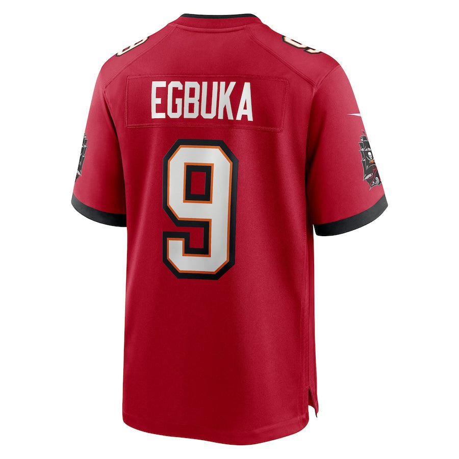 Kdoa TB.Buccaneers #9 Emeka Egbuka Player Red Home Game Stitched Jerseys