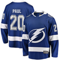 Kdoa TB.Lightning #20 Nicholas Paul Blue Home Breakaway Player Jerseys
