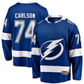 Kdoa TB.Lightning #74 John Carlson Blue Home Breakaway Jerseys