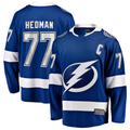 Kdoa TB.Lightning #77 Victor Hedman Blue Home Captain Patch Breakaway Jerseys