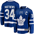 Kdoa T.Maple Leafs #34 Auston Matthews Blue Captain Patch Home Breakaway Player Jerseys