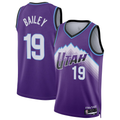Kdoa U.Jazz #19 Ace Bailey Purple Swingman Jerseys - Icon Edition