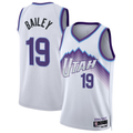 Kdoa U.Jazz #19 Ace Bailey White Swingman Jerseys- Association Edition