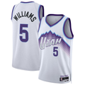 Kdoa U.Jazz #5 Cody Williams White Swingman Jerseys - Association Edition