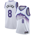 Kdoa U.Jazz #8 Isaiah Collier White Swingman Jerseys - Association Edition