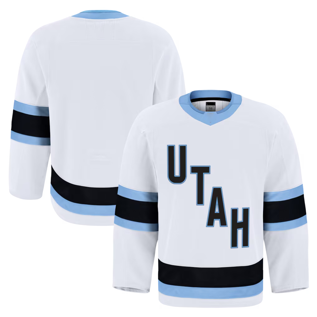 Kdoa U.Mammoth White Away Authentic Pro Jerseys