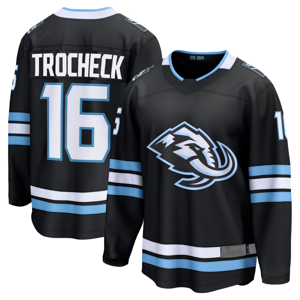 Kdoa U.Mammoth #16 Vincent Trocheck Black Home Breakaway Jerseys