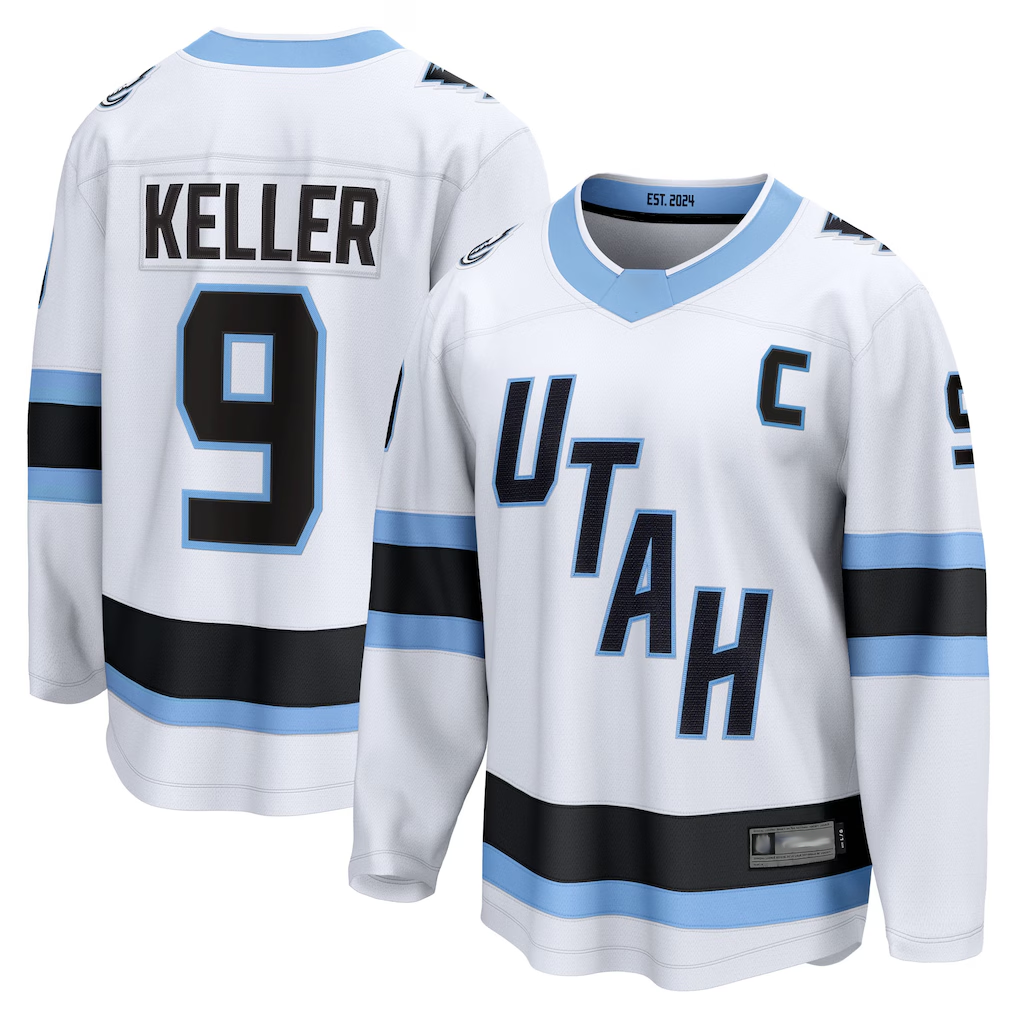 Kdoa U.Mammoth #9 Clayton Keller White Away Breakaway Player Jerseys