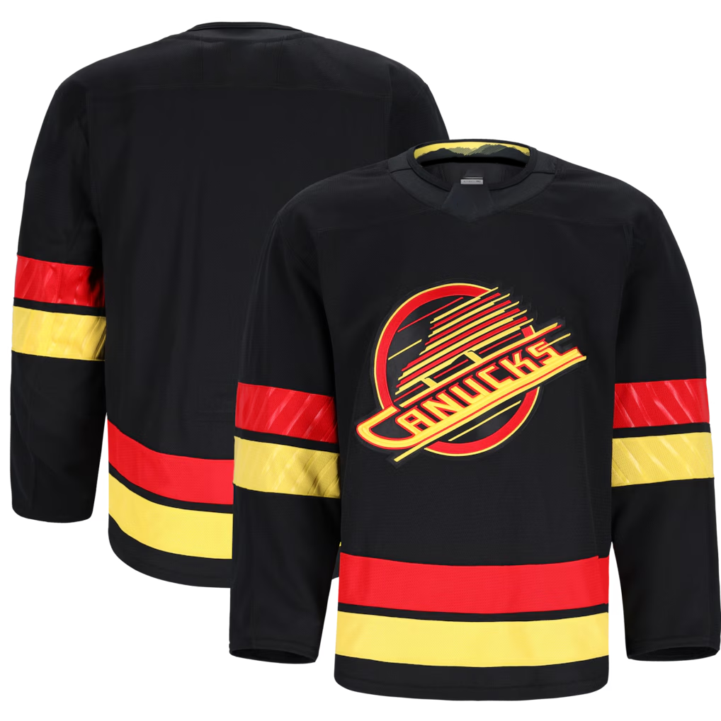 Kdoa V.Canucks Black Alternate Authentic Pro Jerseys