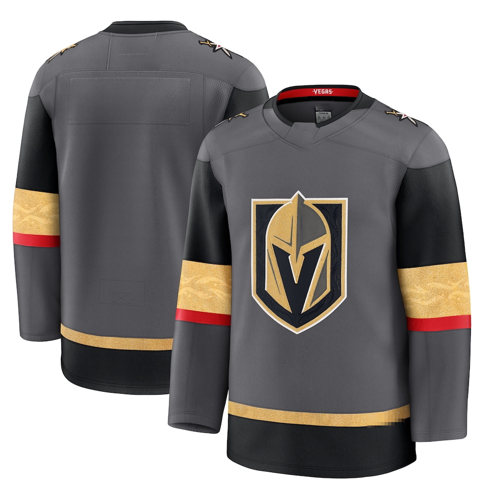 Kdoa V.Golden Knights Gray Alternate Premium Jerseys