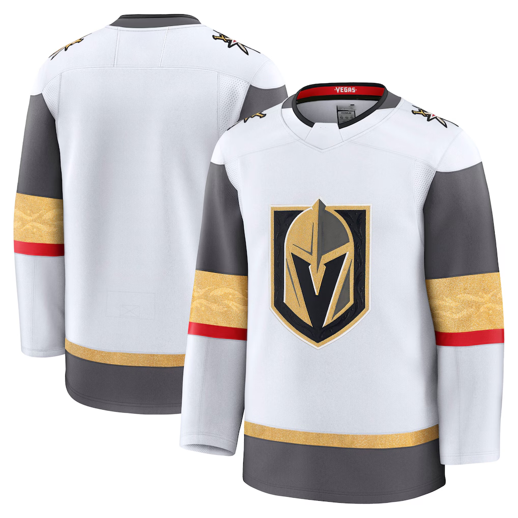 Kdoa V.Golden Knights White Away Premium Jerseys