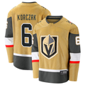 Kdoa V.Golden Knights #6 Kaedan Korczak Gold Home Breakaway Jerseys
