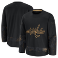 Kdoa W.Capitals Black 2024 Military Appreciation Practice Jerseys
