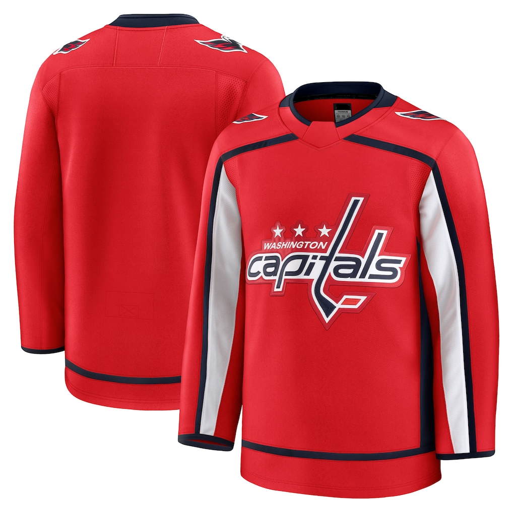 Kdoa W.Capitals Red Home Premium Jerseys