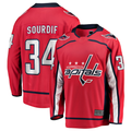 Kdoa W.Capitals #34 Justin Sourdif Red Home Breakaway Jerseys