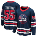 Kdoa W.Jets #55 Mark Scheifele Navy Breakaway Jerseys