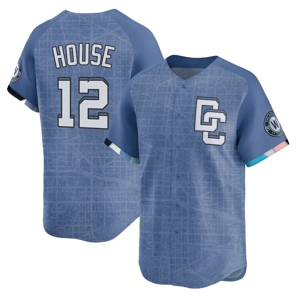Kdoa W.Nationals #12 Brady House Player Blue Limited City Connect Stitched Jerseys