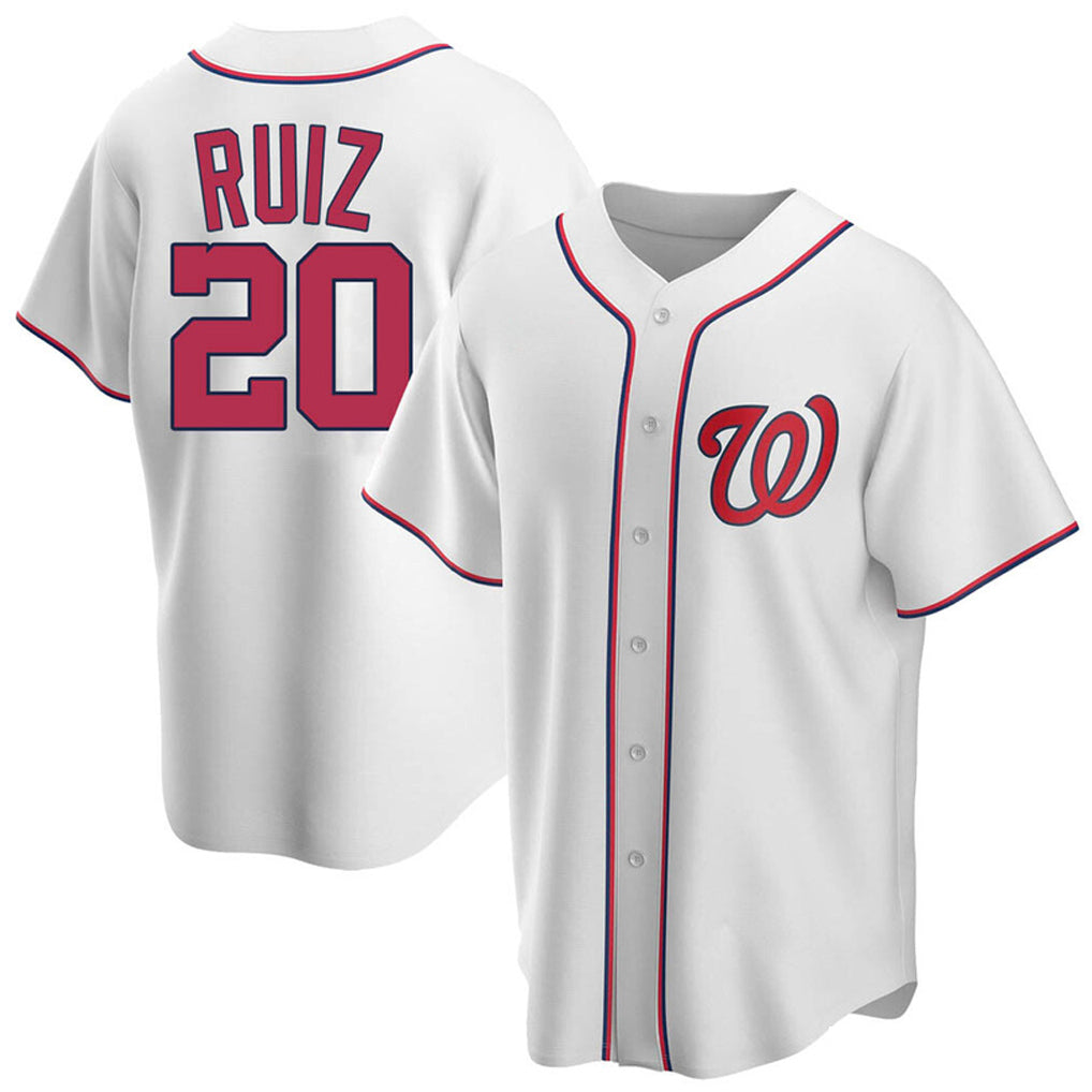 Kdoa W.Nationals #20 Keibert Ruiz Player White Game Stitched Jerseys