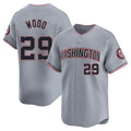 Kdoa W.Nationals #29 James Wood Player Gray City Connect Limited Alternate Stitched Jerseys
