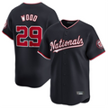 Kdoa W.Nationals #29 James Wood Player Navy Limited Stitched Jerseys