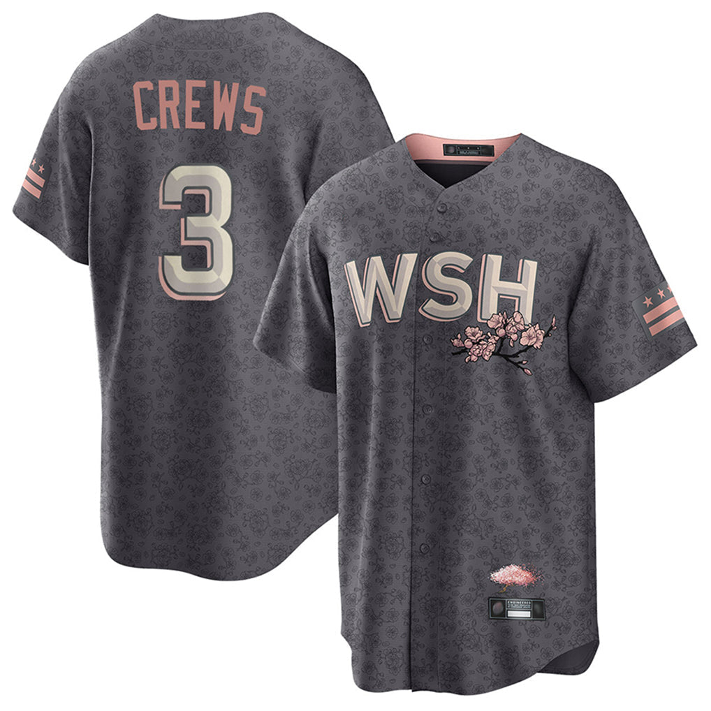 Kdoa W.Nationals #3 Dylan Crews Player City Connect Stitched Jerseys