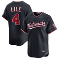 Kdoa W.Nationals #4 Daylen Lile Player Navy Alternate Limited Replica Stitched Jerseys
