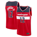 Kdoa W.Wizards #12 Tre Johnson III Red Fast Break Replica Jerseys - Icon Edition