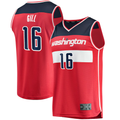 Kdoa W.Wizards #16 Anthony Gill Red Fast Break Replica Jerseys - Icon Edition